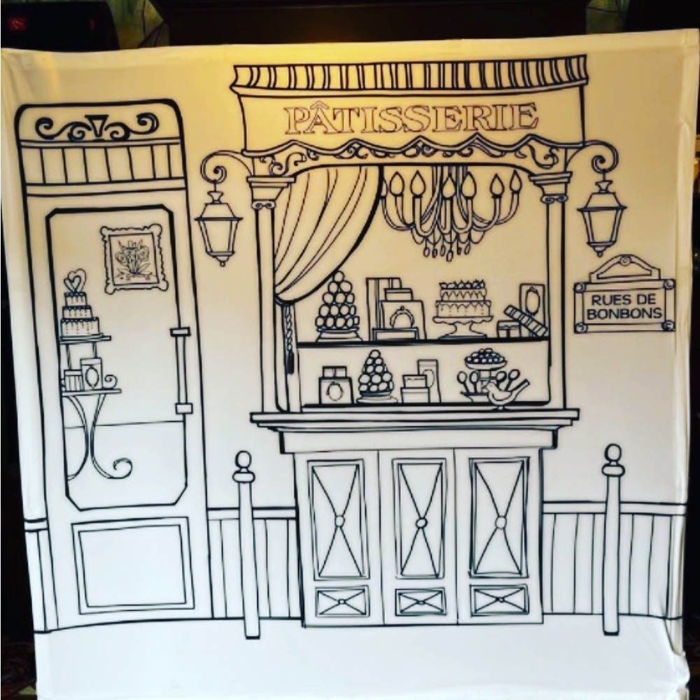 custom made backdrop for farmers markets, wedding shows, selfie studio